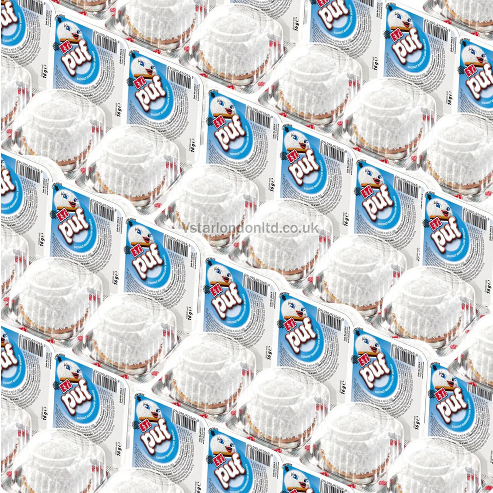 Eti Puf Coconut Marshmallow Treats – 48 x 16g Packs
