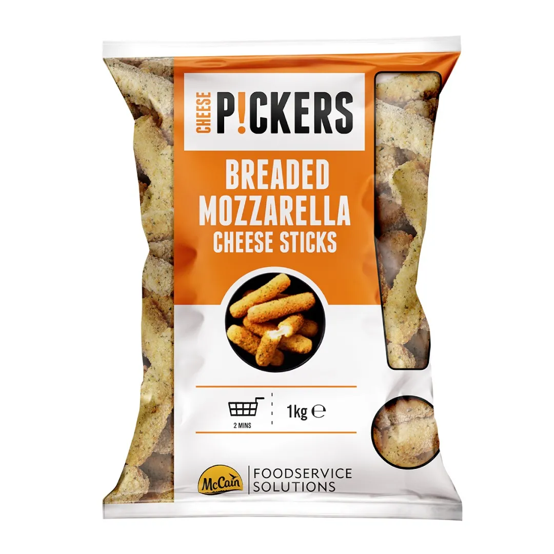 Cheese Pickers Breaded Mozzarella Cheese Sticks 1 x 1kg