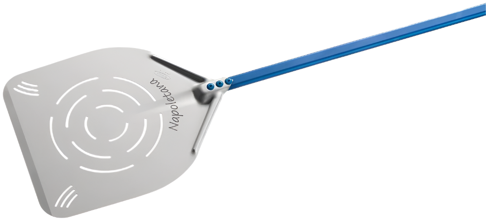 GI METAL ALUMINIUM NAPOLETANA PIZZA PEEL (33X33CM (13") HEAD 150CM HANDLE)