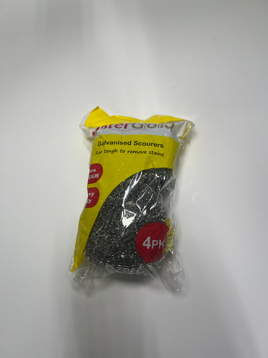 Carter gold Galvanised scourers 
X4
