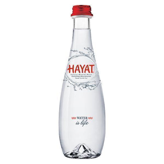 330ml x12 HAYAT STILL WATER GLASS BOTTLES