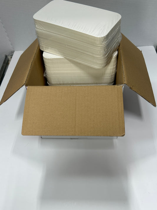 No 6 Heavy White Poly Lids 500pcs