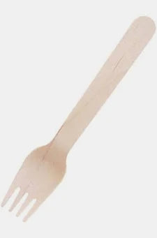 Biodegradable Wooden Forks (100)