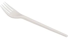 Egreen Plastic Fork White 100pcs