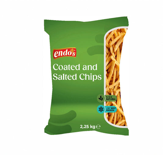 Endo’s Coated & Salted Fries 9/9 2.25kg
