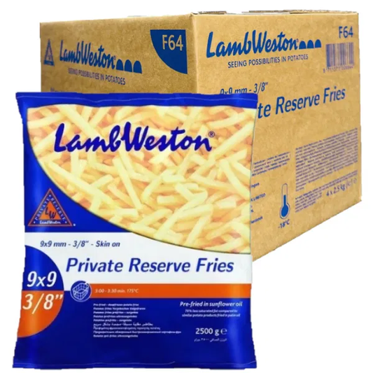 Lamb Weston Frozen FRIES PRIVATE RESERVE 9x9 2.5kg