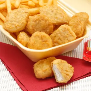 Golden Valley Halal Battered Chicken Breast Nuggets 1kg