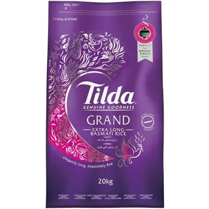 Tilda - Grand Extra Long Grain Basmati Rice - 20kg