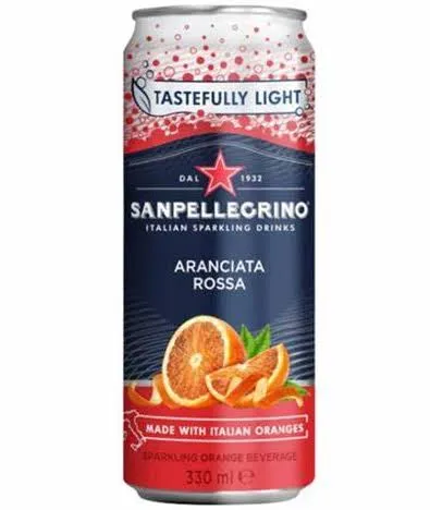 San Pellegrino Blood Orange Cans 24x33cl