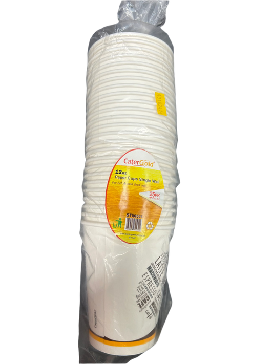 12Oz paper cups single Wall
