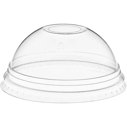 98mm Domed Lid with Hole 16oz 50pcs