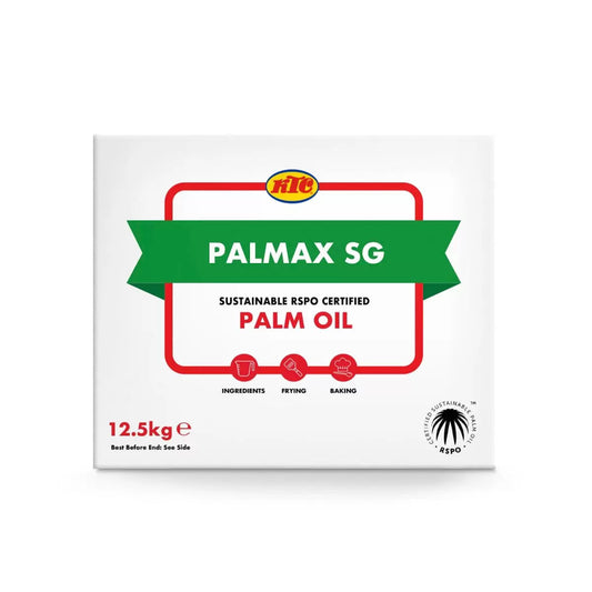 Palmax 12.5kg Pure Vegetable Frying Fat For Chip Shop Cafe Restaurant - Palm Oil