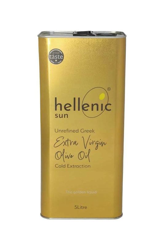 Hellenic Extra Virgin Olive Oil 5lt (GREAT TASTE AWARD) 5 litre